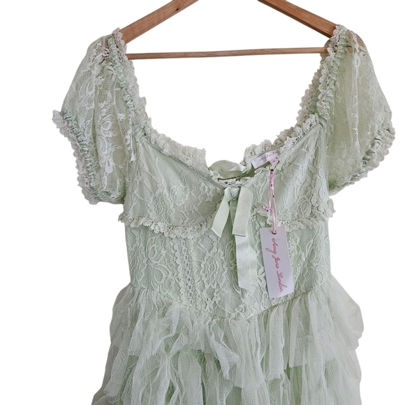 Amy Jane London Chinoise Green Sofia Maxi Dress NWT - Picture 3 of 13